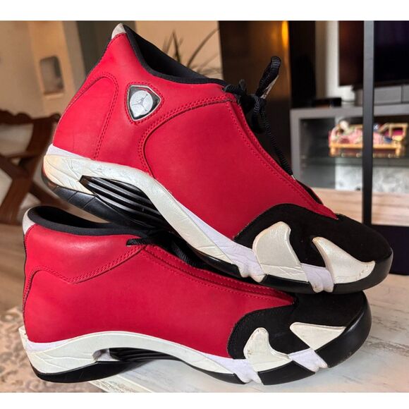Air Jordan 14 Retro Gym Red Toro 487471-006 Sz 9.5 main image 6